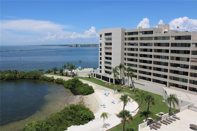 bird's eye view of a large body of water