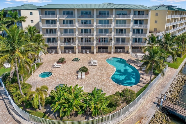 view of pool