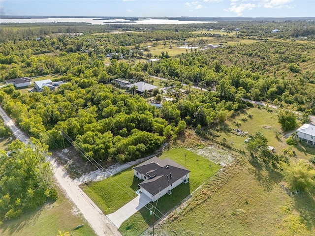 aerial view with a view of trees