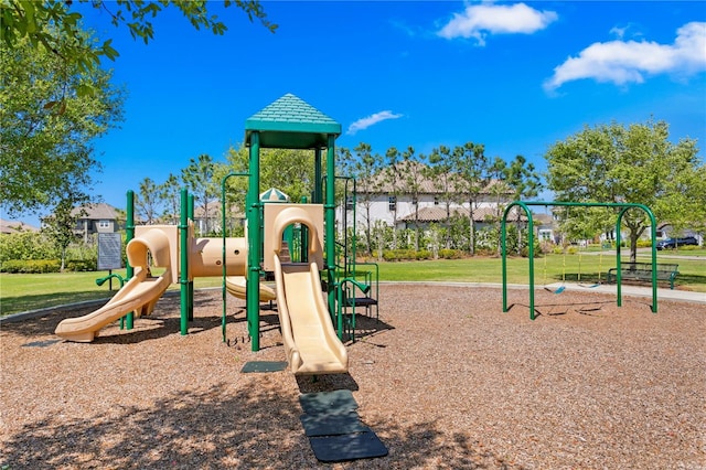 view of play area