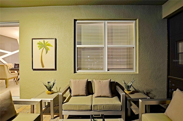2857 Bookmark Dr, Kissimmee, FL 34746 - living area with a textured wall