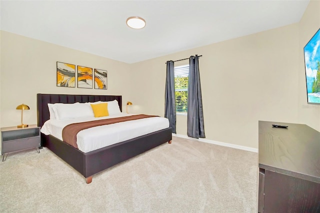 bedroom with carpet flooring