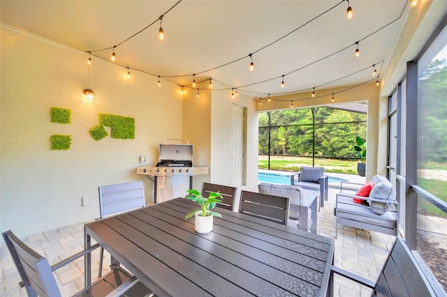 sunroom with a wealth of natural light