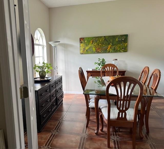 view of dining area