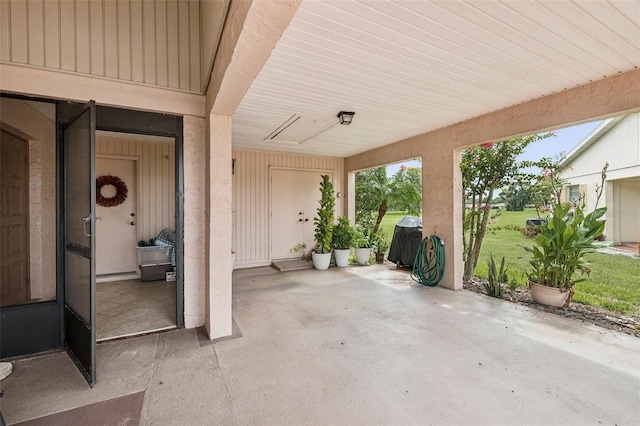 view of patio / terrace with grilling area