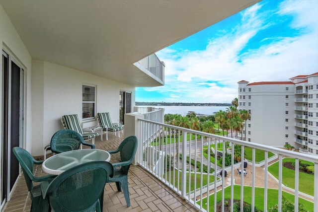 1 John Anderson Dr Unit 604, Ormond Beach, FL 32176 - balcony with a water view