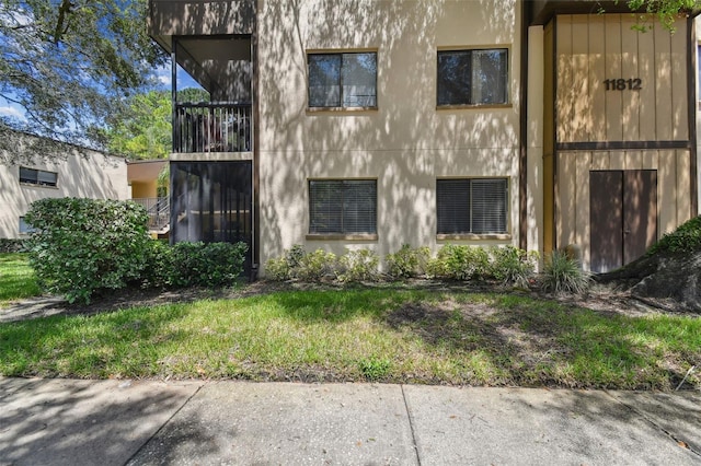 view of property exterior featuring stucco siding