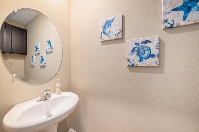 bathroom featuring sink