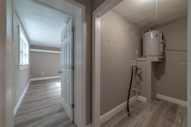 interior space featuring water heater