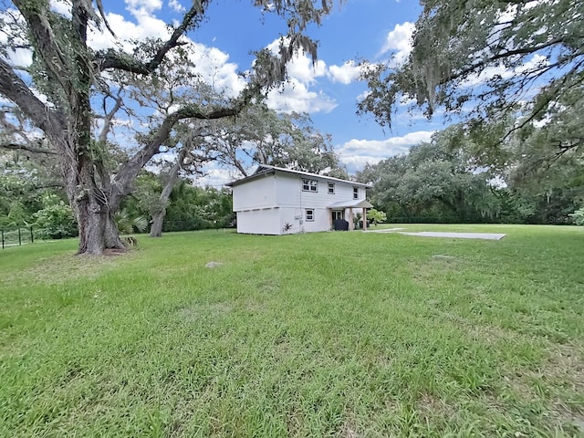 view of yard