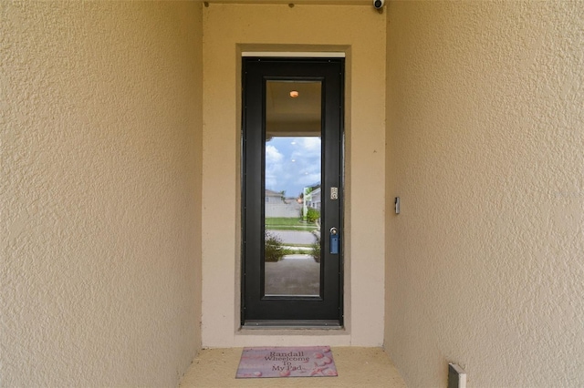 view of entrance to property