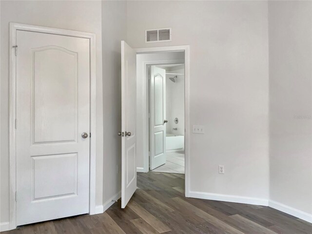 interior space featuring hardwood / wood-style flooring