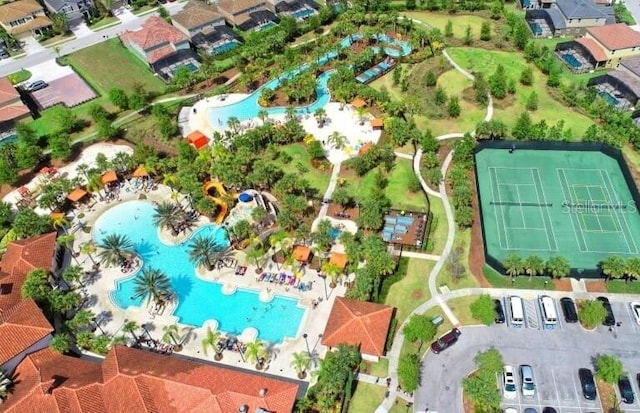 7472 Oakmoss Loop, Davenport, FL 33837 - aerial overview of property's location with a pool area