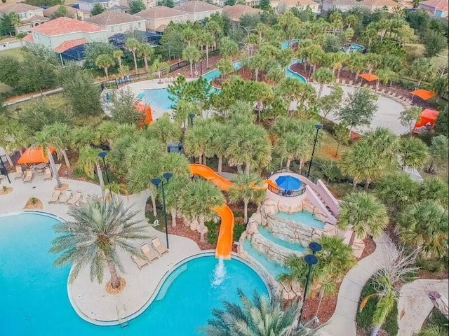 7472 Oakmoss Loop, Davenport, FL 33837 - drone / aerial view of a pool area