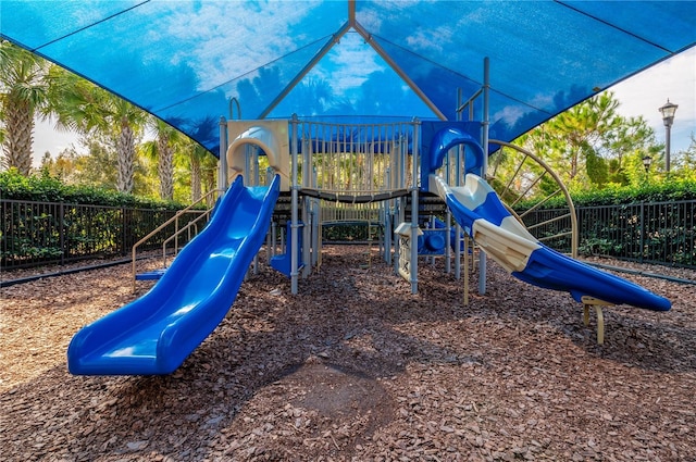 view of jungle gym