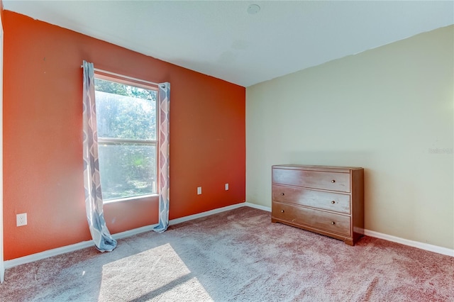 interior space featuring carpet flooring