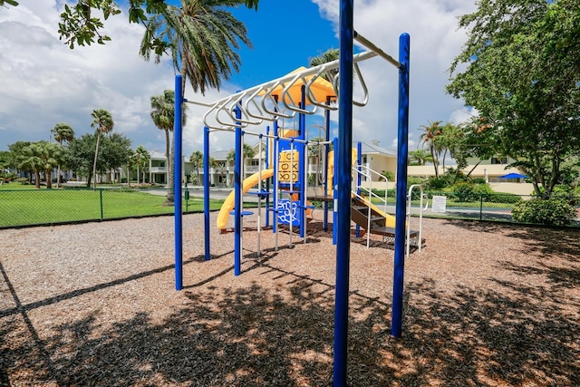 view of play area