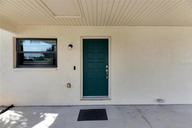 view of entrance to property