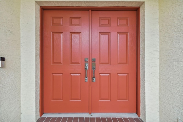 view of entrance to property