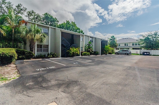 view of vehicle parking