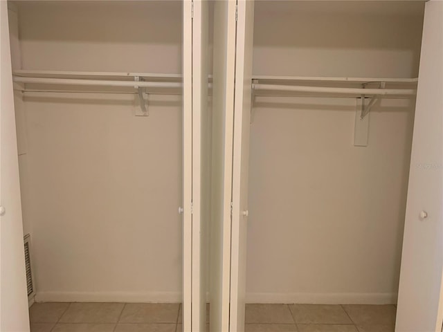 view of closet