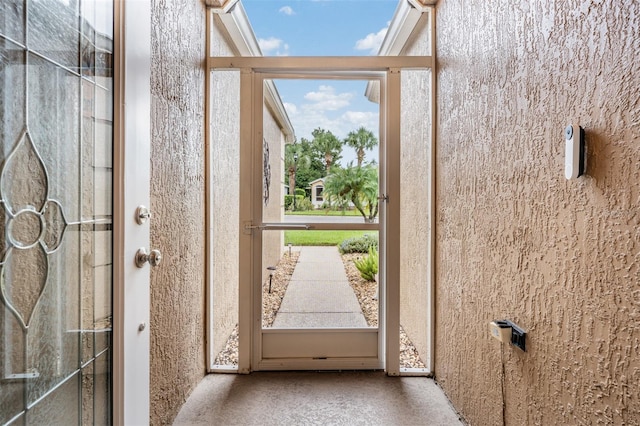 doorway with a healthy amount of sunlight