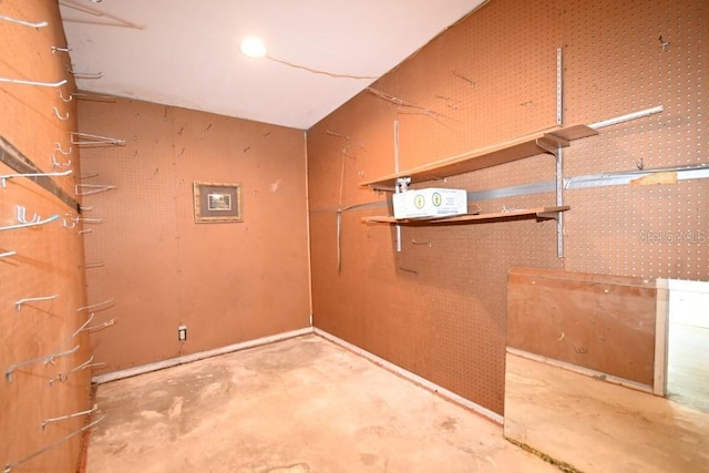view of storage room