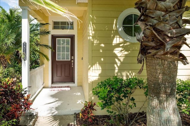 view of entrance to property