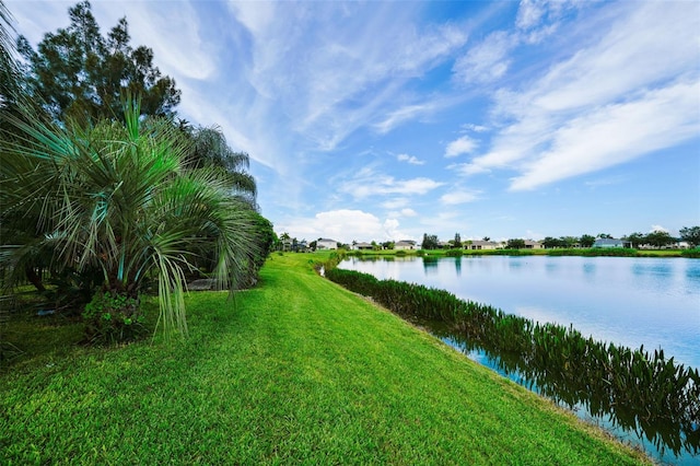 property view of water