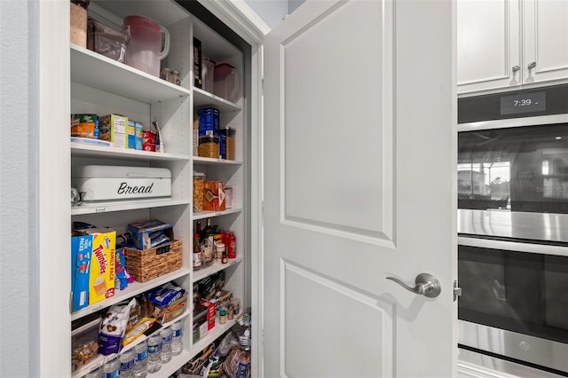 view of pantry