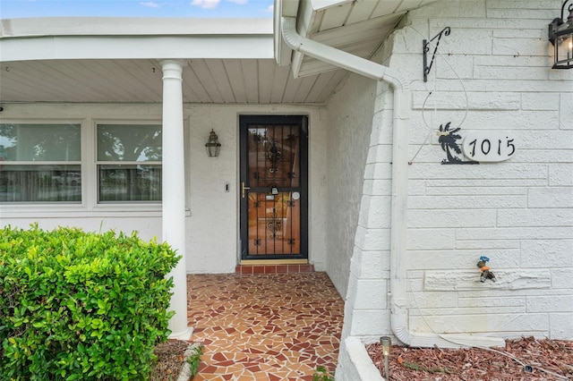 view of entrance to property