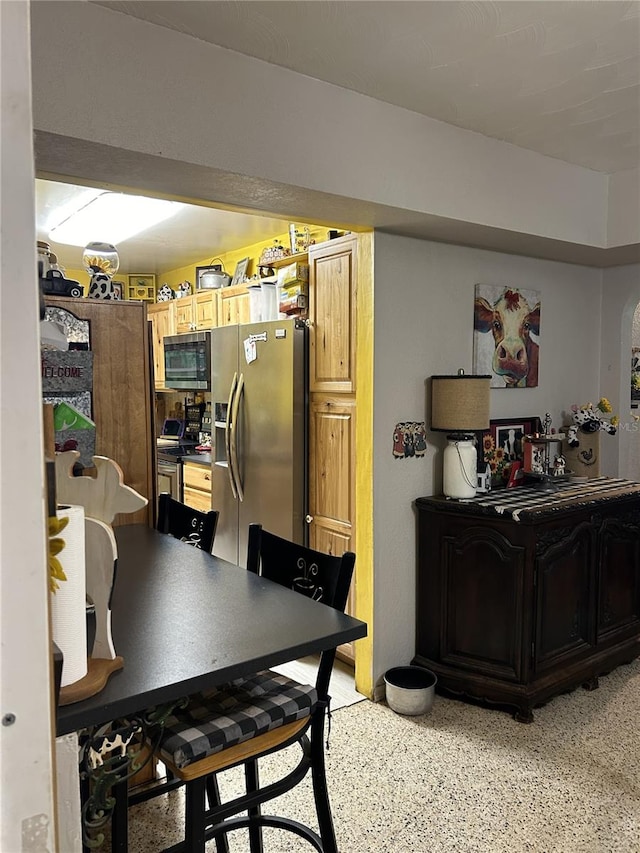 kitchen with stainless steel appliances