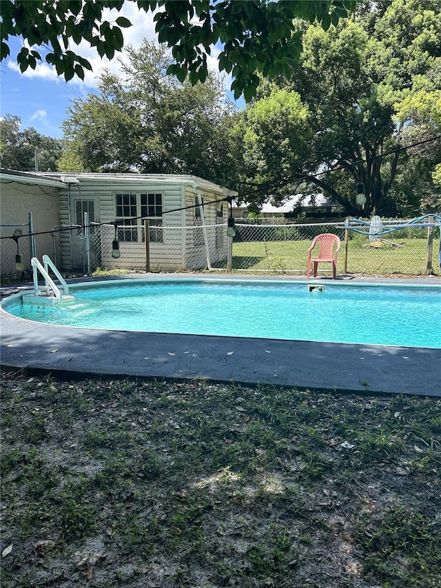 view of pool