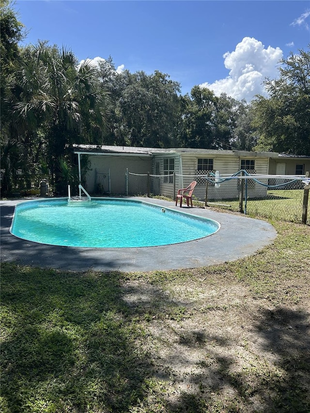 view of pool