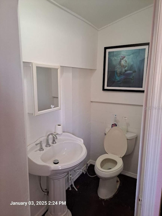 bathroom with toilet