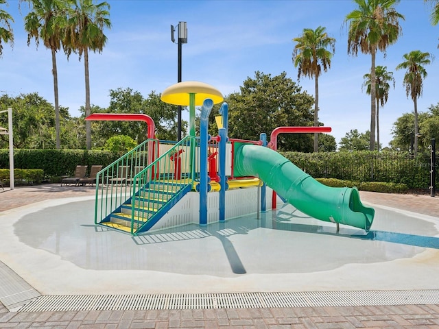 view of jungle gym