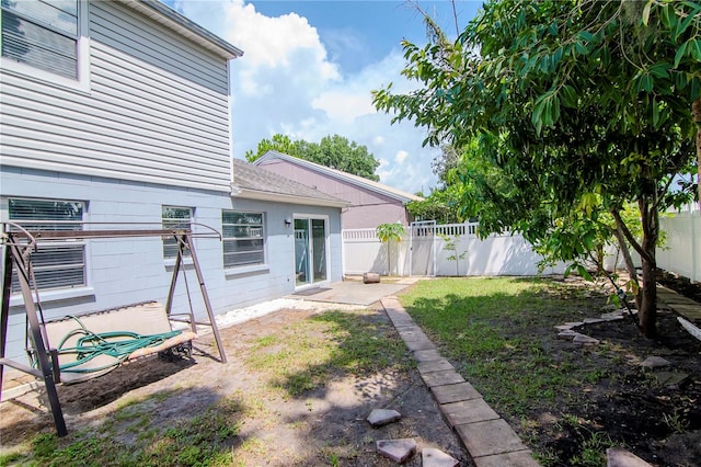 view of yard with a patio