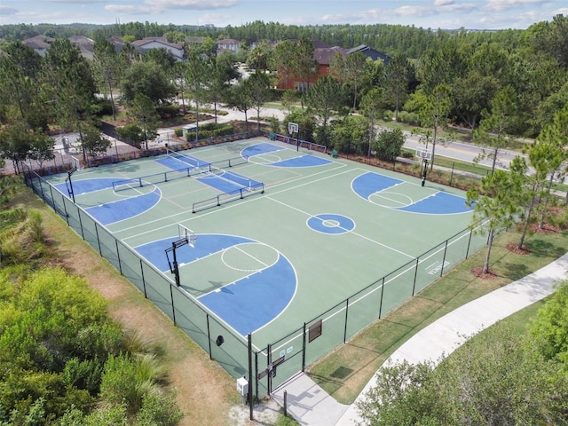 view of basketball court