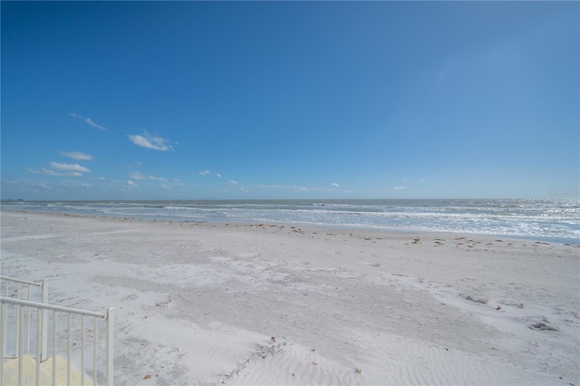 water view featuring a view of the beach