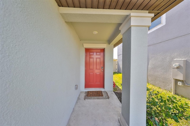 view of entrance to property