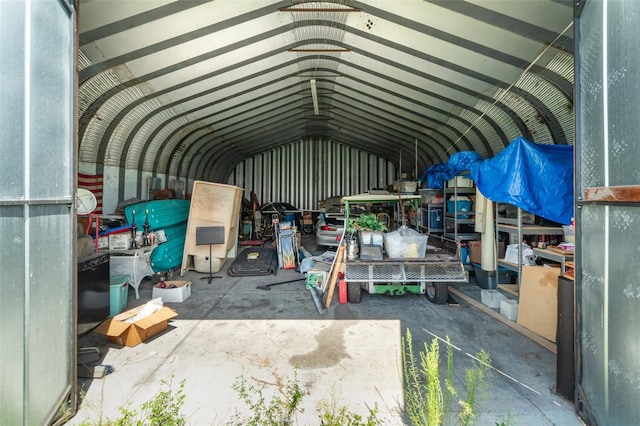 view of storage room