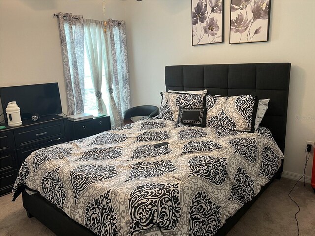 bedroom featuring carpet floors