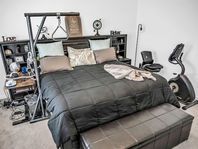 bedroom featuring carpet flooring