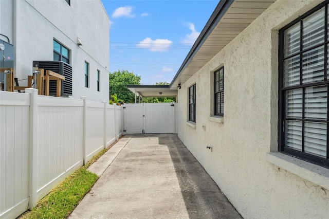 view of property exterior