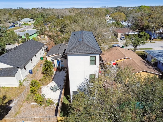 drone / aerial view featuring a residential view