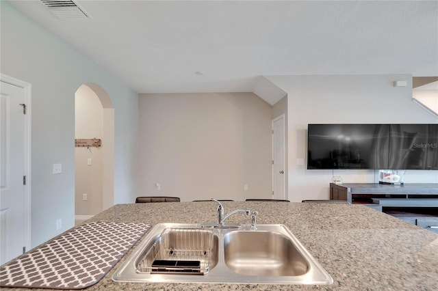 kitchen featuring sink