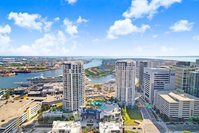 1209 E Cumberland Ave Unit 807, Tampa, FL 33602 - view of urban area with a nearby body of water