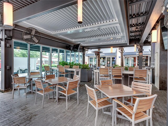 view of dining room