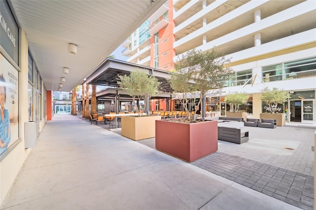 view of patio / terrace with an outdoor hangout area