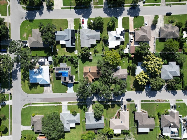 drone / aerial view featuring a residential view